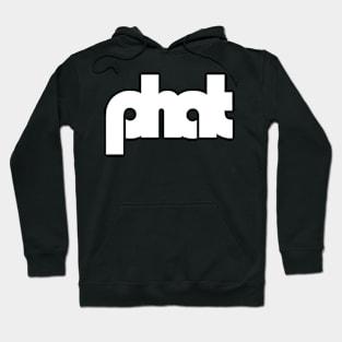 Phat Design in White Hoodie